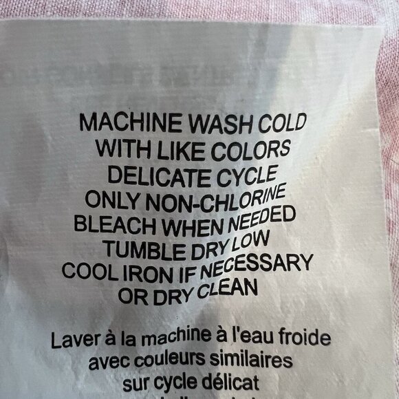 Motherhood Maternity Dress Size Small Pink White Midi Length Baby Shower Church - Picture 11 of 11